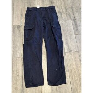 Carhartt FR Cargo Pant Mens 34x34 Blue Flame Resistant Relaxed Fit Hi-Visibility